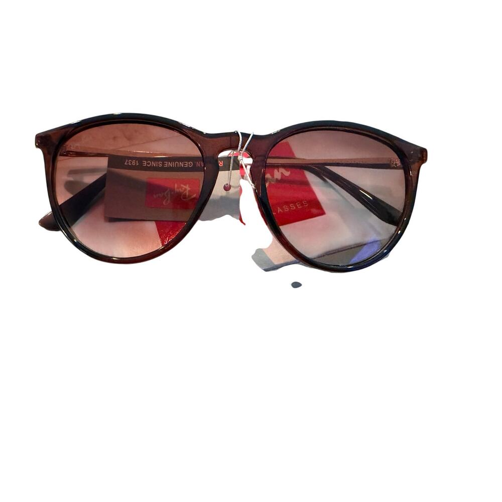 Ray Ban Erika Sunglasses Womens New with case Brown/Radiant